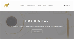 Desktop Screenshot of hubdigitalmarketing.com